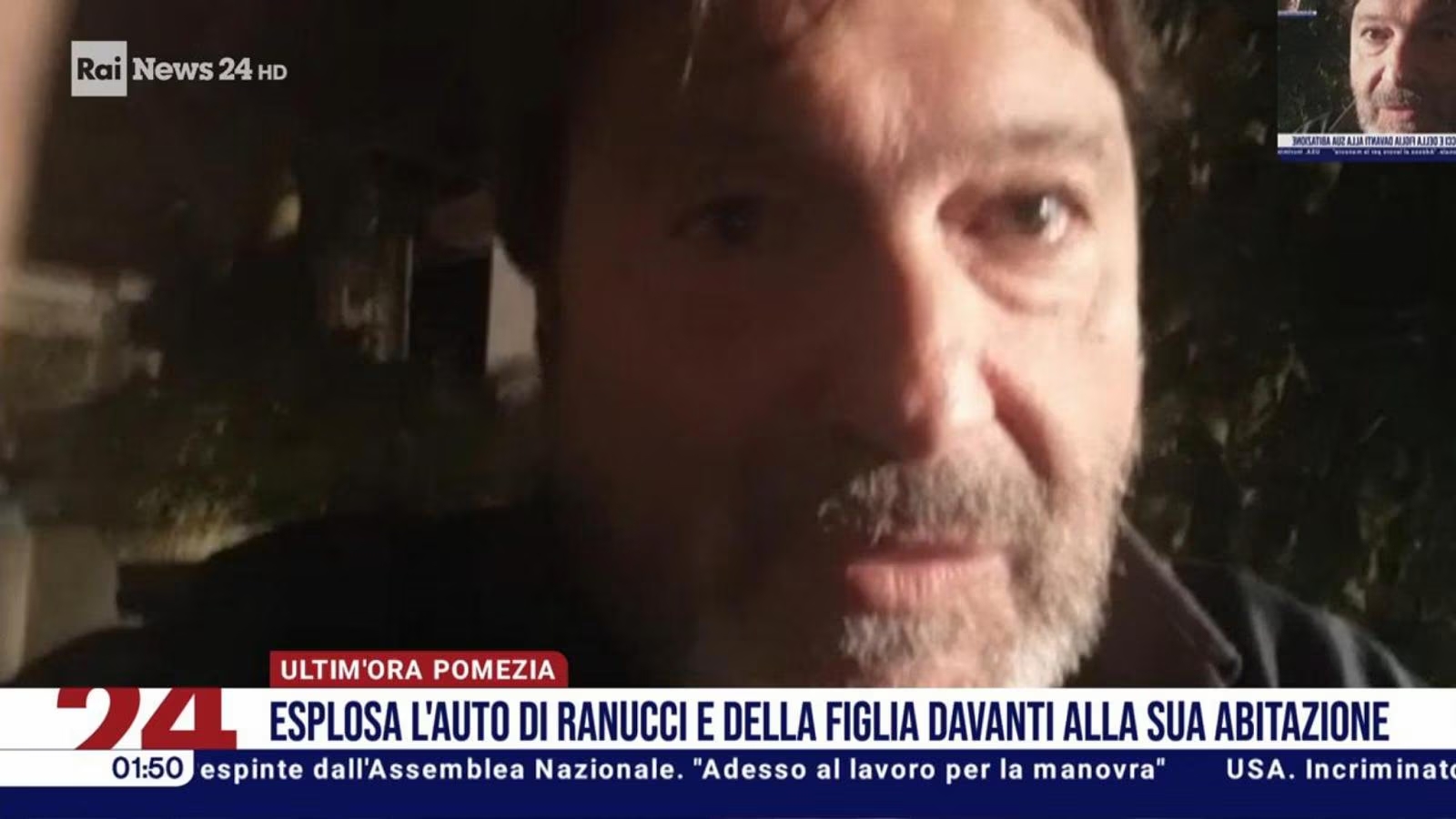 DUE BOMBE CONTRO SIGFRIDO RANUCCI: “POTEVANO UCCIDERE, MIA FIGLIA APPENA PASSATA”