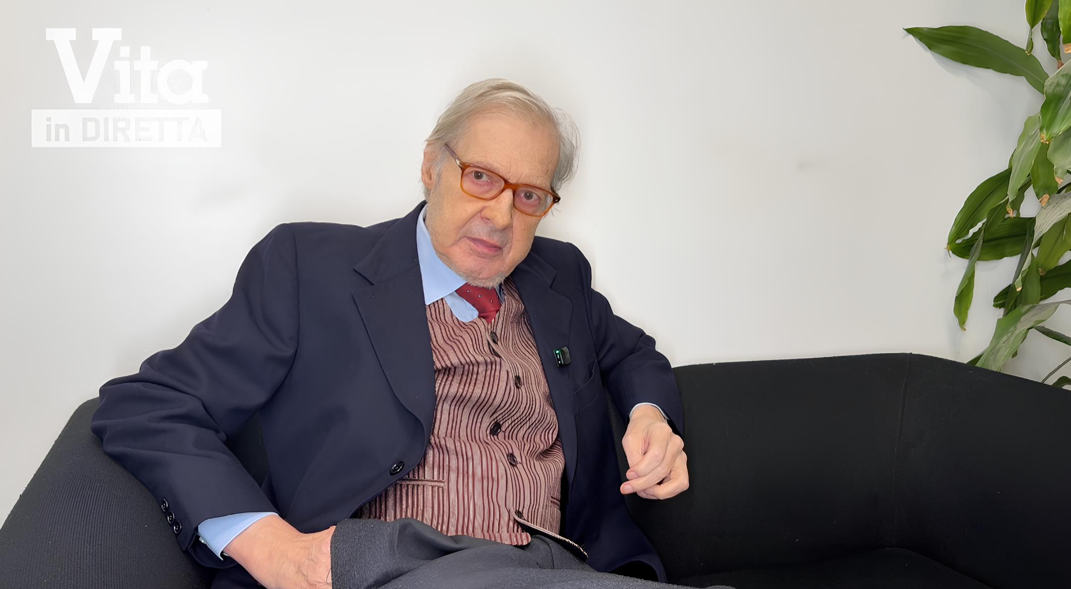 VITA IN DIRETTA, VITTORIO SGARBI: “SPOSO SABRINA, È STABILITÀ CONTRO LA TEMPESTA”